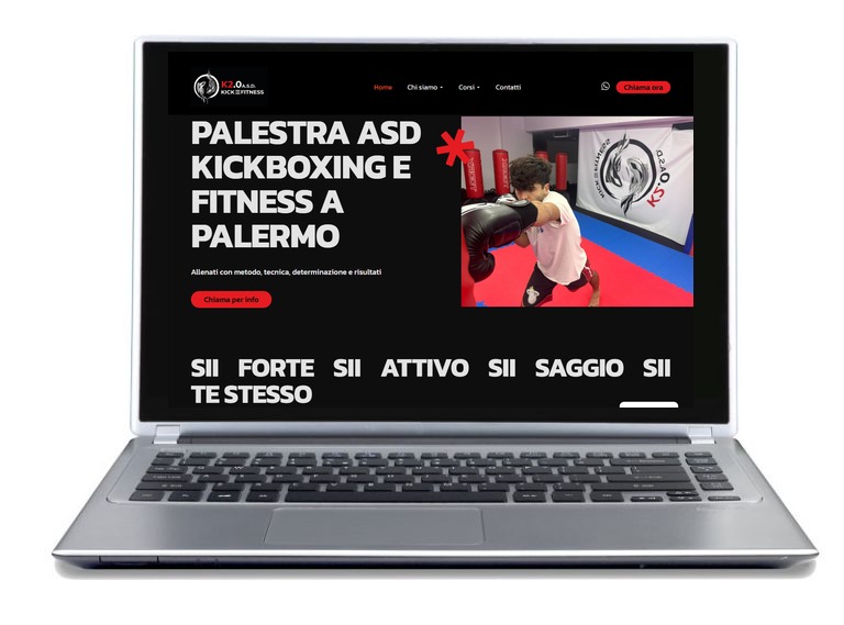 Kick Boxing and Martial Arts Gym Showcase Website