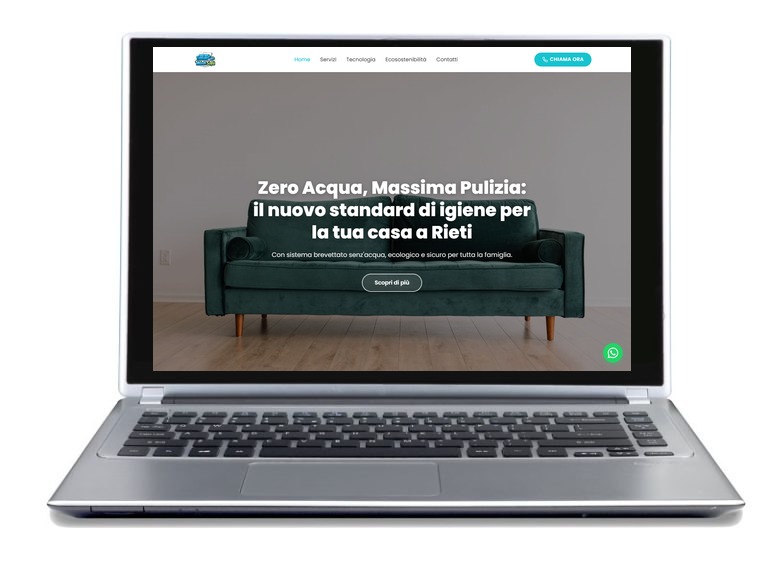 Single Page Website washsofà.com