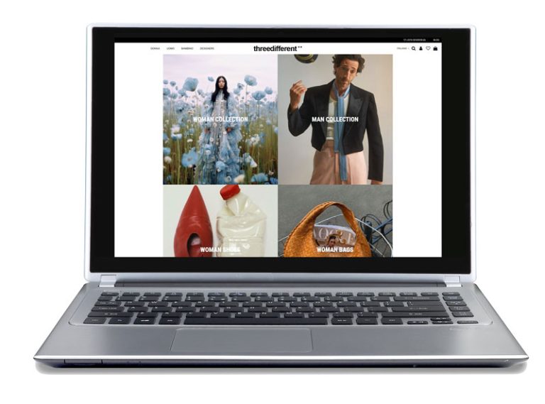 E-commerce website clothing outlet high fashion
