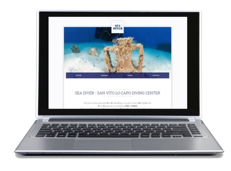 Facebook landing page for excursions and diving