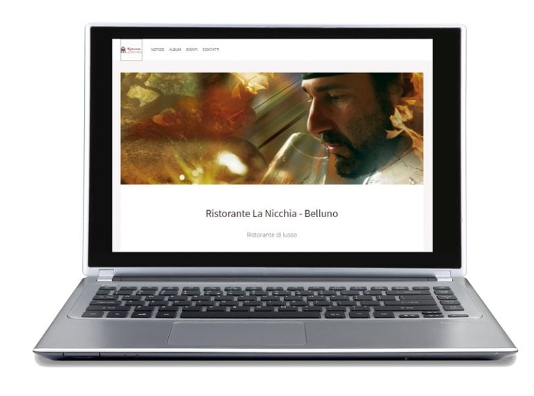 Facebook landing page for restaurant in Belluno
