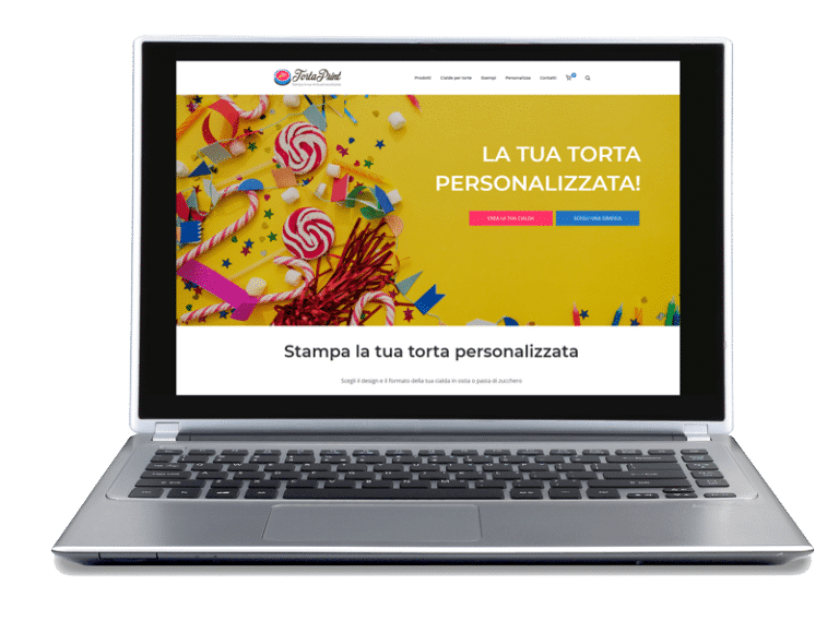 E-commerce website with customizer printing products