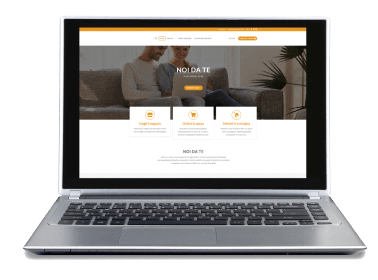Multi-store e-commerce website for restaurants and venues Milan