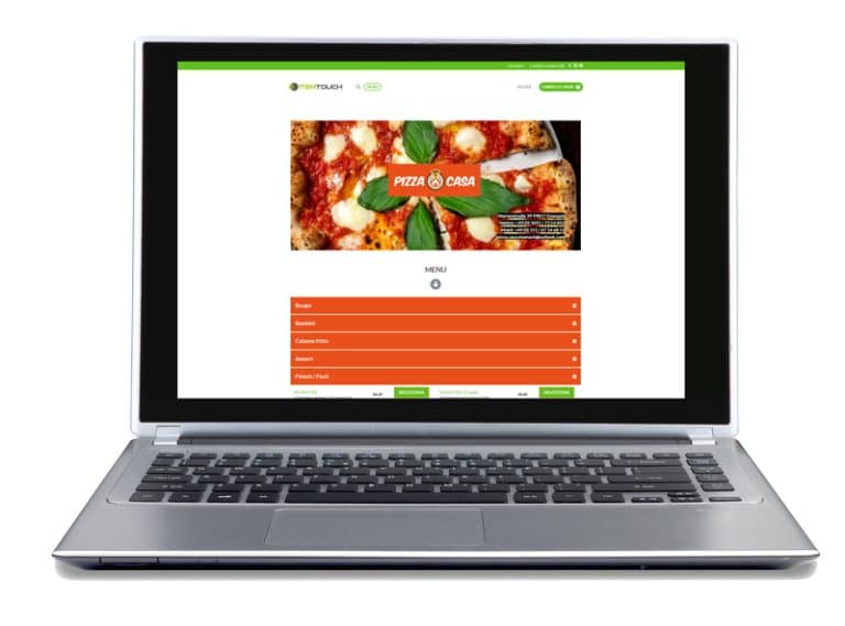 Website and PWA multi-store takeaway and delivery pizzeria