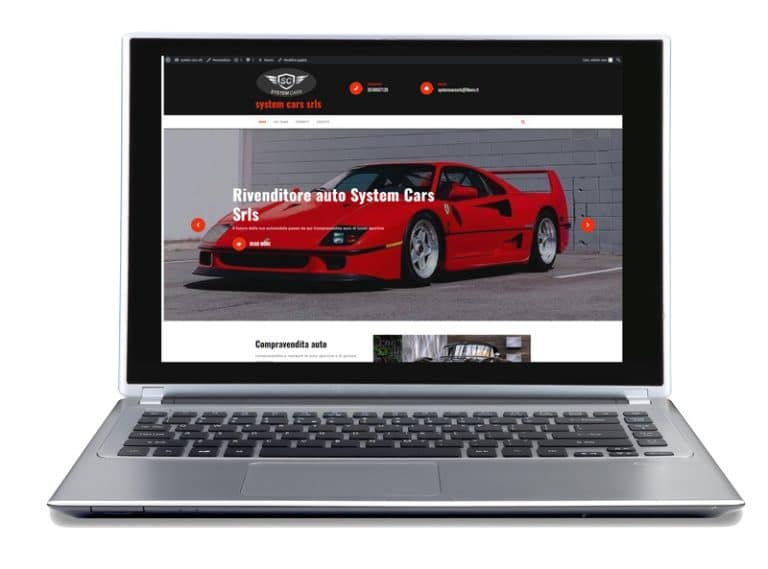 Website dealer cars and body shop