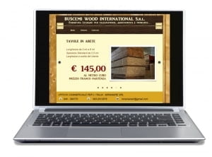 sito vetrina per falegnameria ingrosso